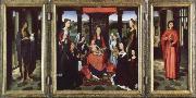 Hans Memling the donne triptych oil painting artist